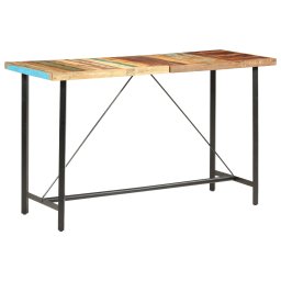 vidaXL 9-delige Barset massief gerecycled hout