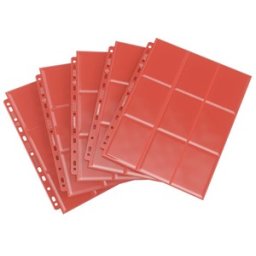 Sideloading 18-Pocket Pages Rood (50 stuks)
