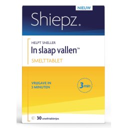Shiepz Helpt Sneller in Slaap Vallen¹* Smelttabletten