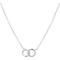 The Jewelry Collection - Ketting Rondjes 1,2 mm 40 + 4 cm - Zilver