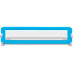 vidaXL Bedhekje peuter 150x42 cm blauw