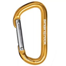 SINGING ROCK Mini D yellow - Karabiner