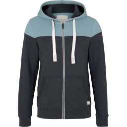 TOM TAILOR - Maat XL - colorblock zipper jacket Heren Trui