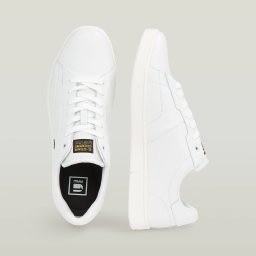 Cadet Lederen Sneakers - Wit - Heren