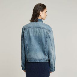 Relaxed Denim Jack - Lichtblauw - Dames