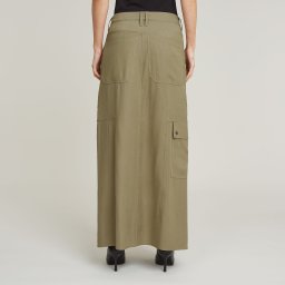 Fluid Lange Rok - Groen - Dames