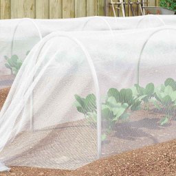 vidaXL Insecten Net Wit 3 x 5 m Polyetheen