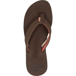 Reef - 38.5 - Cushion Breeze Teenslippers - donkerbruin - Maat 38.5