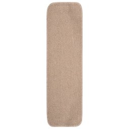 vidaXL Trapmatten 15 st anti-slip rechthoekig 75x20 cm beige