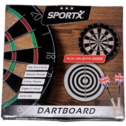 SportX - Dartbord met 6 Pijlen