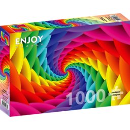 Gradient Rainbow Swirl Puzzel (1000 stukjes)