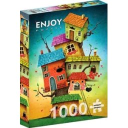 Fairy Tale Houses Puzzel (1000 stukjes)