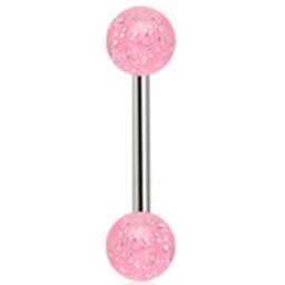 Piercing spikkel roze 1.6x16