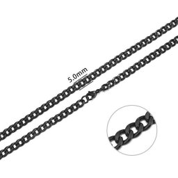 Schakelketting 5mm - zwart