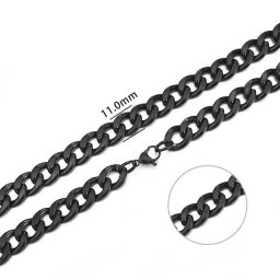 Schakelketting 11mm - zwart