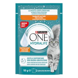 PURINA ONE Hydralife Kat Vloeibaar 12 x 50 g - met Kipsmaak