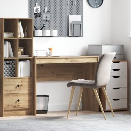 vidaXL Bureau Artisan Eiken 100 x 40 x 76 cm