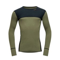 DEVOLD Lauparen Merino 190 Shirt Man ink/lichen/black - T-shirt L