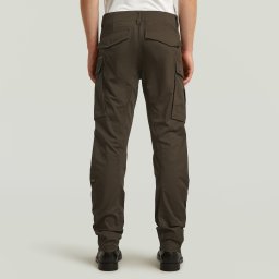 Rovic Zip 3D Regular Tapered Broek - Bruin - Heren