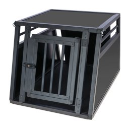 Kerbl Pet transportbox Vacation, gemaakt van aluminium, grafiet 55x 77 x 50cm hond