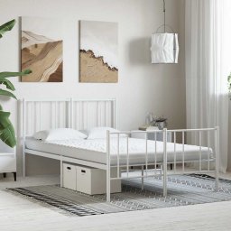 vidaXL Schuimmatras 7 zones hardheid 20 ILD 140x220 cm wit
