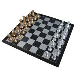 Schaak Cassette Magnetisch Zwart (24x12x4cm)