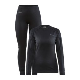 CRAFT Core Dry Baselayer Set W black - Thermisch ondergoed dames XS