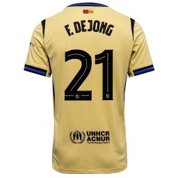 Nike FC Barcelona Frenkie de Jong 21 Uitshirt 2025-2026 Kids