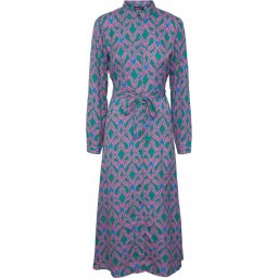 PIECES - Maat S - PCASHLEY LS MIDI SHIRT DRESS D2D Dames