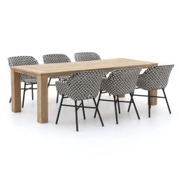 + 15% kassakorting | Hartman Delphine/ROUGH-X 240cm dining tuinset 7-delig - Laagste prijsgarantie!