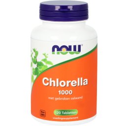 NOW Chlorella 1000mg Tabletten