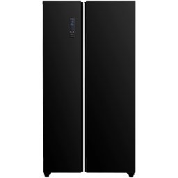 Frilec SBS236-041EB Amerikaanse koelkast Zwart