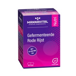 Mannavital Gefermenteerde Rode Rijst Capsules