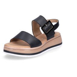 Gabor - maat 42 -Dames - zwart - sandalen