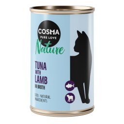 6x140g Tonijn met Lam Cosma Nature Kattenvoer nat