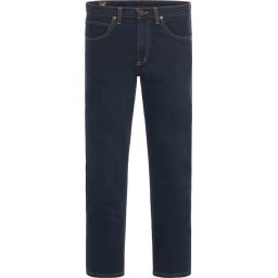 Lee - W38 X L32 - Brooklyn Blue Black Mannen Straight Fit Jeans