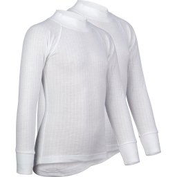 Avento - Maat 164 Thermoshirt Kinderen - 2-Pack - Wit
