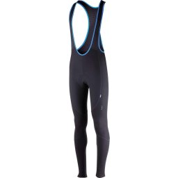 BBB Cycling - Maat XXL ColdShield Lange Fietsbroek - Met Zeem en Bretels - Thermo Wielrenbroek - Fiets Broek 0-10 Cº - Zwart