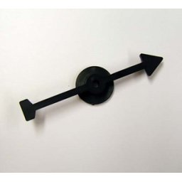 Draaiwijzer 71mm Zwart