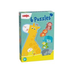 Dierlijke Familie Puzzel (2 stukjes)