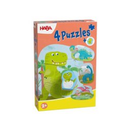 Dino's Puzzel (3 en 4 stukjes)