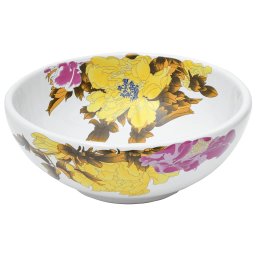 vidaXL Opzetwasbak rond Φ41x14 cm keramiek meerkleurig