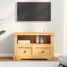 vidaXL Tv-meubel Mexicaans grenenhout Corona-stijl 91x43x56 cm