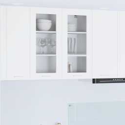 vidaXL Hangkast Wit 80 x 31 x 80 cm Bewerkt hout