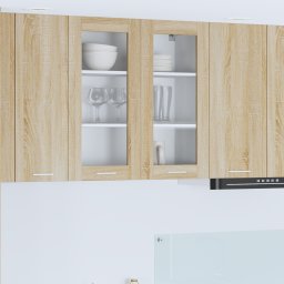 vidaXL Hangkast Sonoma Eiken 80 x 31 x 80 cm Bewerkt hout