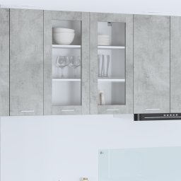 vidaXL Hangkast Beton Grijs 80 x 31 x 80 cm Bewerkt hout