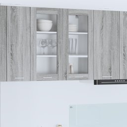 vidaXL Hangkast Grijs Sonoma 80 x 31 x 80 cm Bewerkt hout