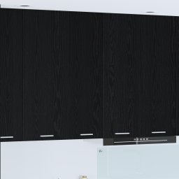 vidaXL Hangkast Zwart Eiken 30 x 31 x 100 cm Bewerkt hout