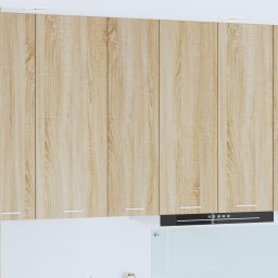 vidaXL Hangkast Sonoma Eiken 30 x 31 x 100 cm Bewerkt hout