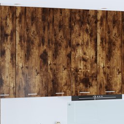 vidaXL Hangkast Gerookt eiken 30 x 31 x 100 cm Bewerkt hout